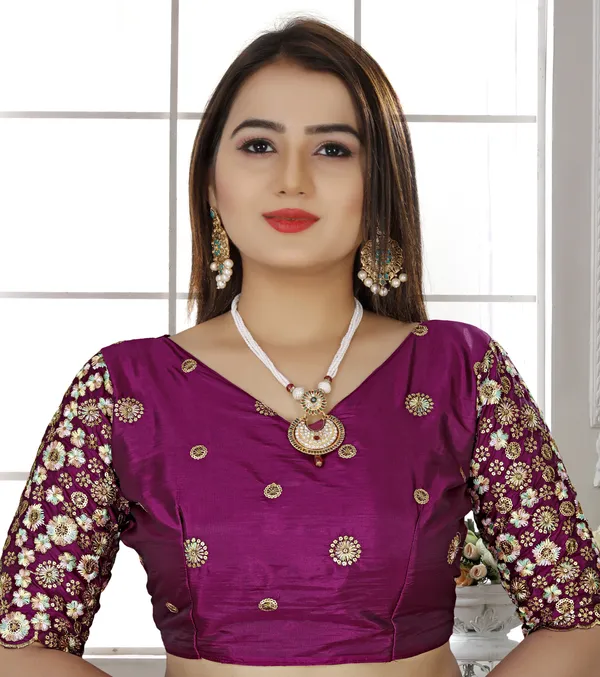 Multicolor_Chiffon_Self_Design_Bollywood_Saree_For_Women