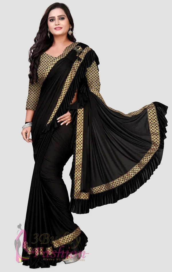 Black_Lycra_Blend_Embellished_Bollywood_Saree_For_Women