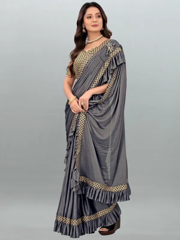 Grey_Lycra_Blend_Embellished_Bollywood_Saree_For_Women