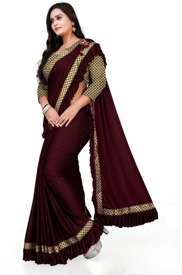 Maroon_Lycra_Blend_Embellished_Bollywood_Saree_For_Women