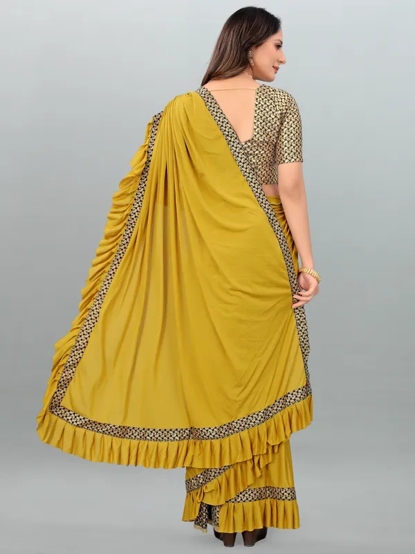 Mustard_Lycra_Blend_Embellished_Bollywood_Saree_For_Women