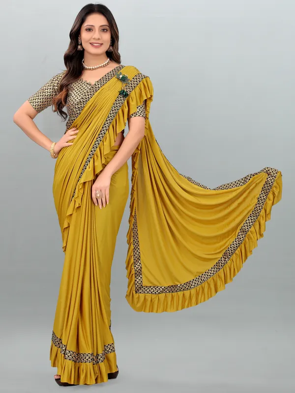 Mustard_Lycra_Blend_Embellished_Bollywood_Saree_For_Women