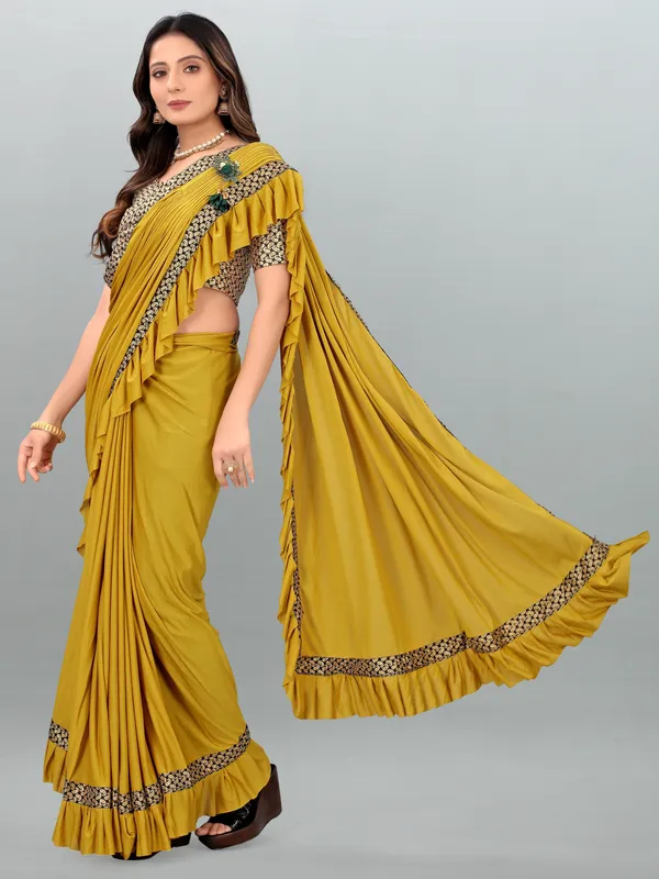 Mustard_Lycra_Blend_Embellished_Bollywood_Saree_For_Women