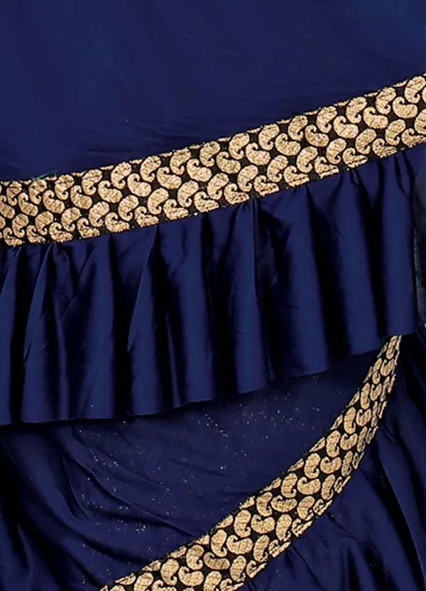 Dark_Blue_Lycra_Blend_Embellished_Bollywood_Saree_For_Women