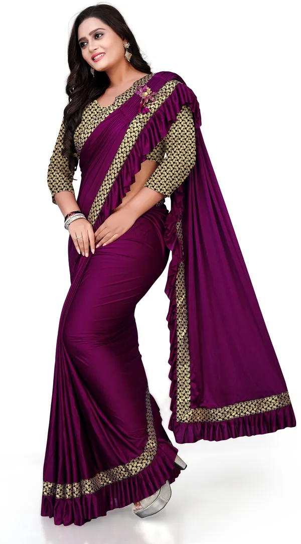 Purple_Lycra_Blend_Embellished_Bollywood_Saree_For_Women