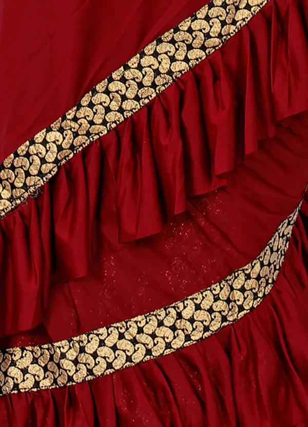 Red_Lycra_Blend_Embellished_Bollywood_Saree_For_Women