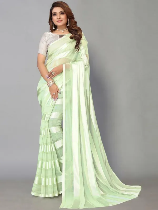 Light_Green_Georgette_Self_Design_Bollywood_Saree_For_Women