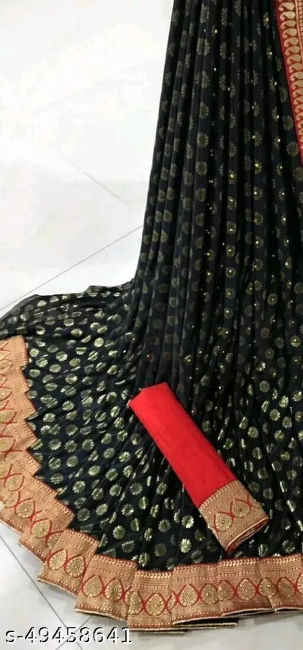 Black_Lycra_Blend_Printed_Daily_Wear_Saree_For_Women