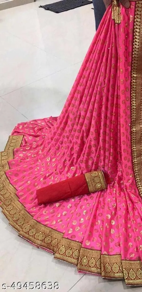 Pink_Lycra_Blend_Printed_Daily_Wear_Saree_For_Women