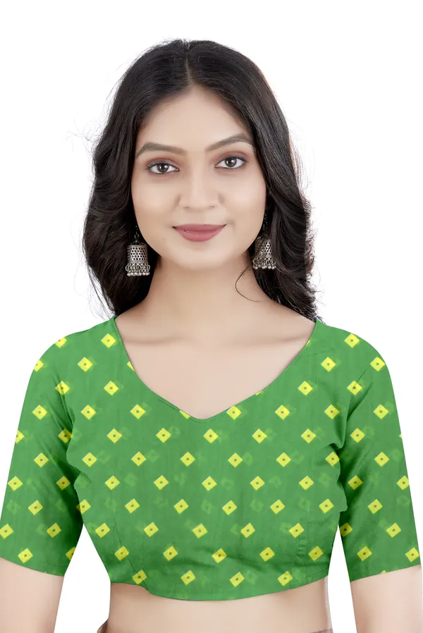 Green_Georgette_Printed_Daily_Wear_Saree_For_Women