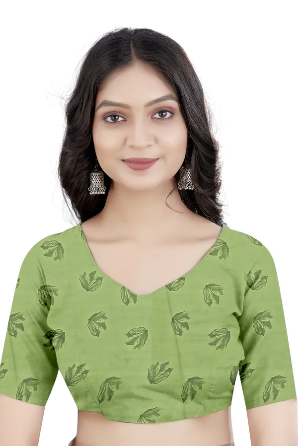 Light_Green_Georgette_Printed_Daily_Wear_Saree_For_Women