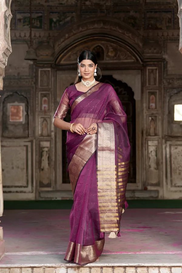 Purple_Organza_Woven_Bollywood_Saree_For_Women