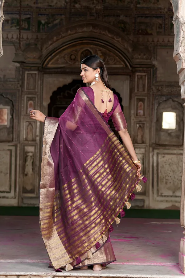 Purple_Organza_Woven_Bollywood_Saree_For_Women