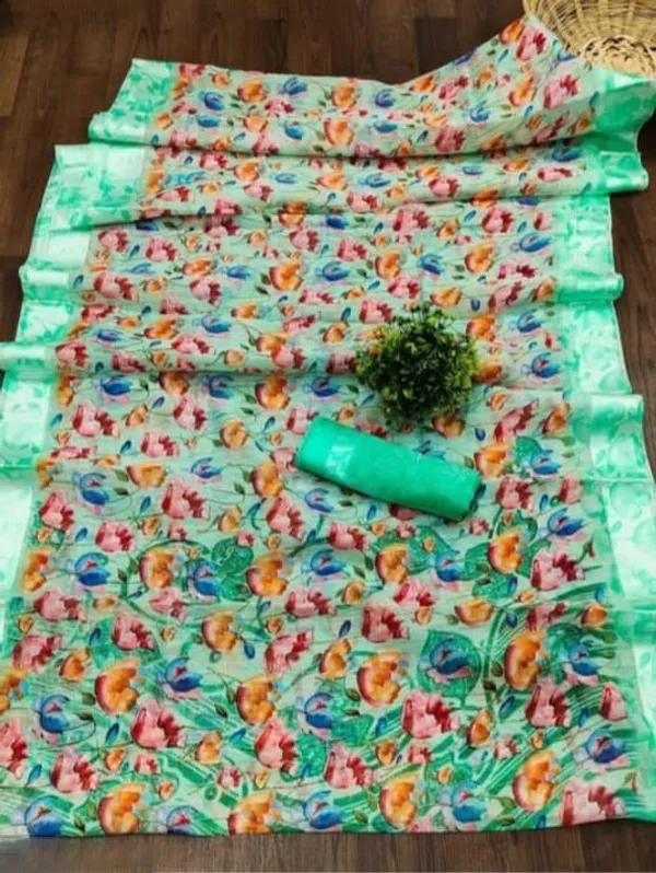 Dark_Blue_Cotton_Blend_Printed_Daily_Wear_Saree_For_Women