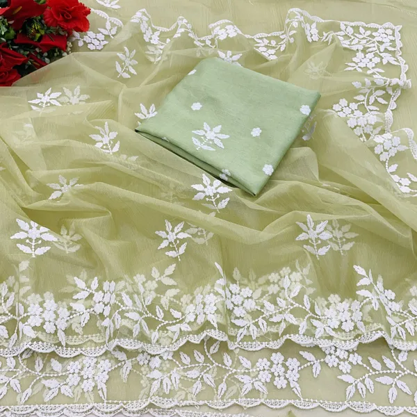 Grey_Organza_Embroidered_Bollywood_Saree_For_Women