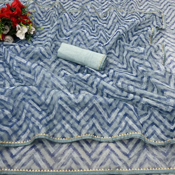 Light_Blue_Organza_Printed_Bollywood_Saree_For_Women
