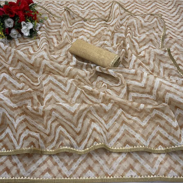 Beige_Organza_Printed_Bollywood_Saree_For_Women