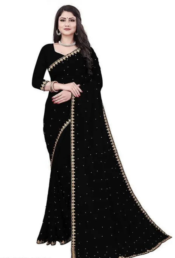 Black_Lycra_Blend_Embroidered_Baluchari_Saree_For_Women