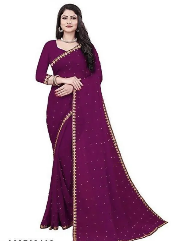 Purple_Lycra_Blend_Embroidered_Baluchari_Saree_For_Women