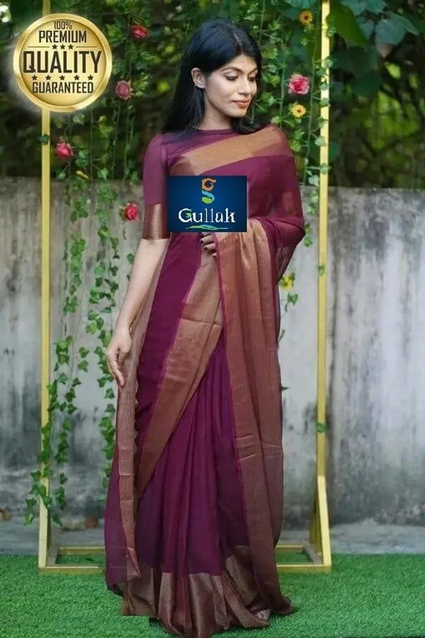 Dark_Green_Georgette_Woven_Bollywood_Saree_For_Women
