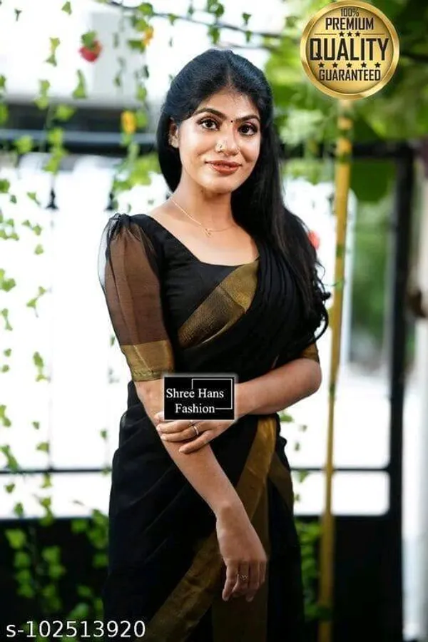 Dark_Green_Georgette_Woven_Bollywood_Saree_For_Women