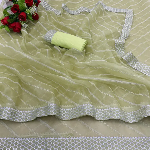 Multicolor_Lycra_Blend_Self_Design_Hand_Batik_Saree_For_Women