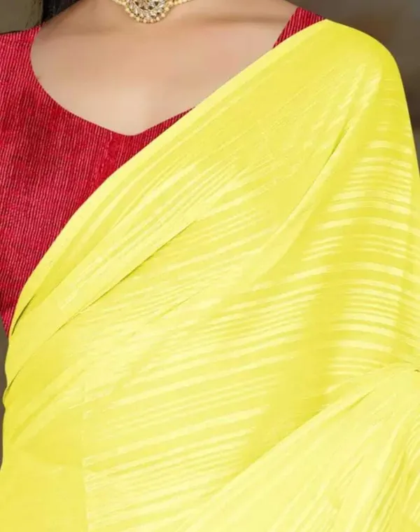 Yellow_Art_Silk_Solid/Plain_Daily_Wear_Saree_For_Women