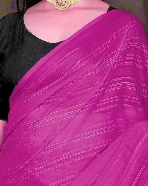 Magenta_Art_Silk_Solid/Plain_Daily_Wear_Saree_For_Women