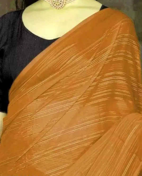 Mustard_Art_Silk_Solid/Plain_Daily_Wear_Saree_For_Women