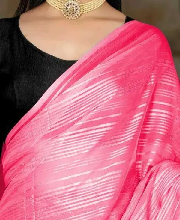 Pink_Art_Silk_Solid/Plain_Daily_Wear_Saree_For_Women