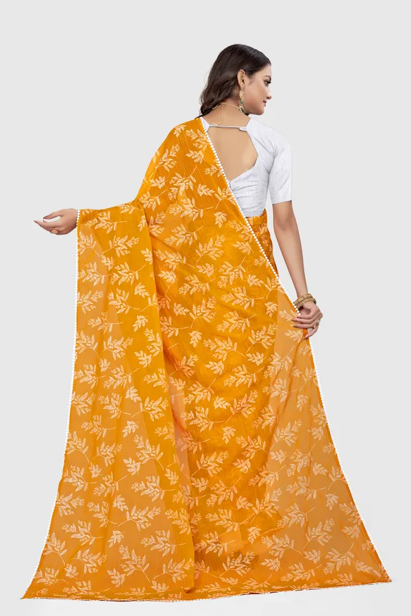 Green_Georgette_Printed_Banarasi_Saree_For_Women