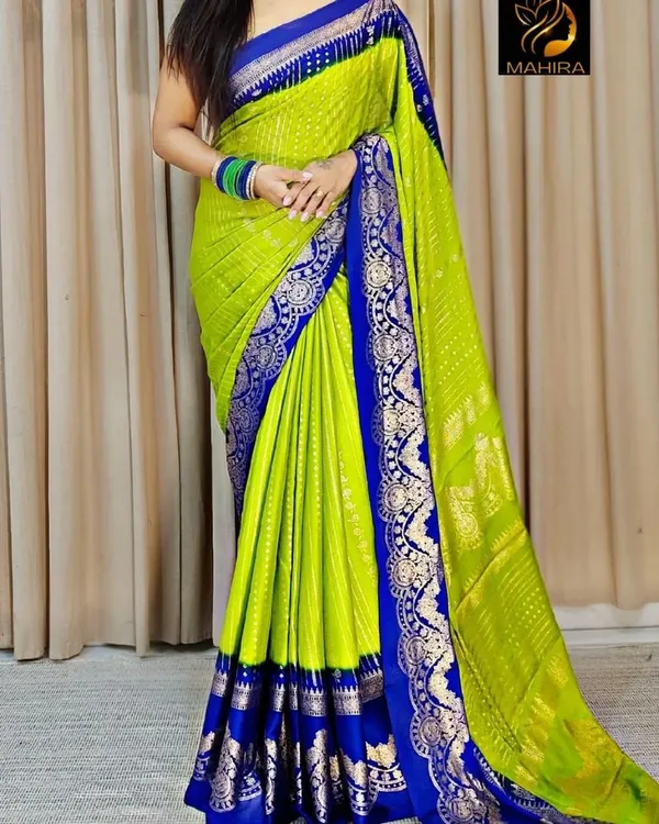 Green_Premium_Poly_Crepe_Saree_For_Women