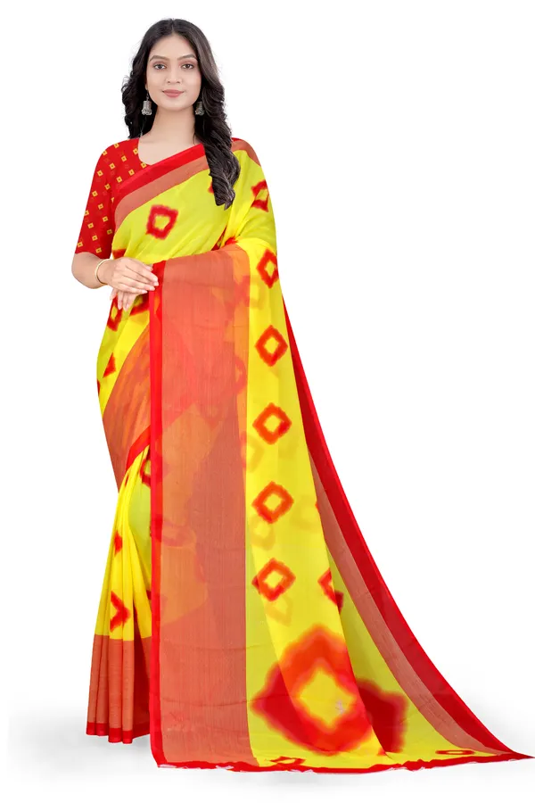 Lemon_Yellow_Art_Silk_Traditional_Saree_For_Women