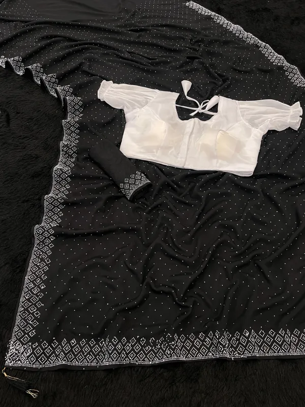 Black_Premium_Crepe_Saree_For_Women