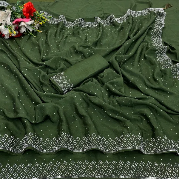Mehendi_Premium_Crepe_Saree_For_Women