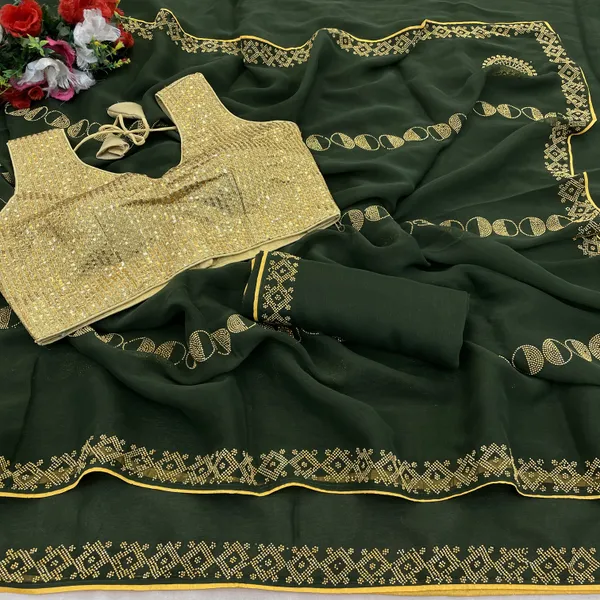 Mehendi_Premium_Crepe_Saree_For_Women