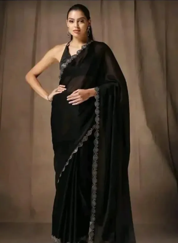 Black_Premium_Art_Silk_Saree_For_Women
