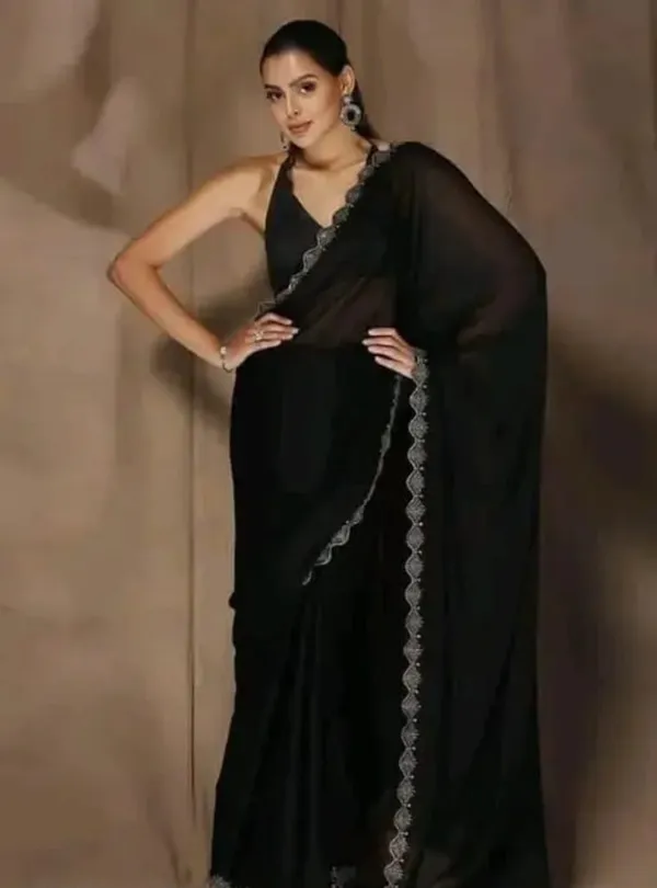 Black_Premium_Art_Silk_Saree_For_Women