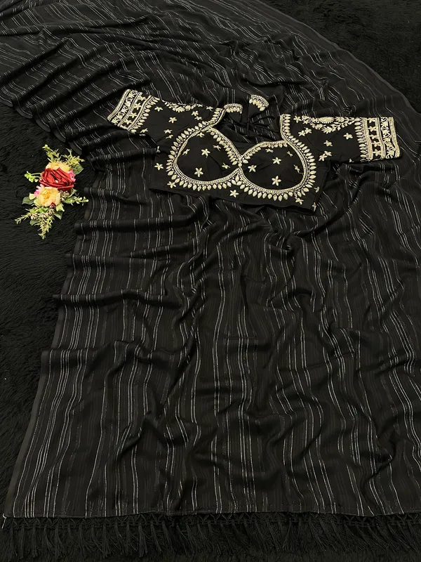 Black_Premium_Poly_Silk_Saree_For_Women