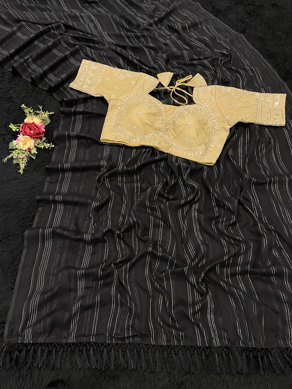 Black_Premium_Poly_Silk_Saree_For_Women