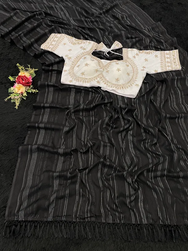 Black_Premium_Poly_Silk_Saree_For_Women