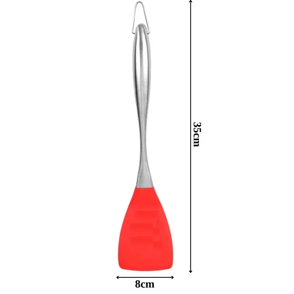 Red_Silicone_Stainless_Steel_Handle_Slotted_Spoon
