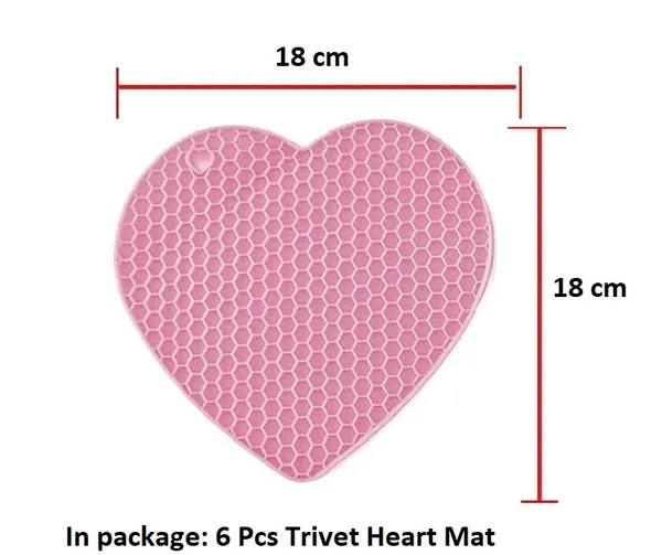 6_Piece_Non-Slip_Silicone_Trivet_Mats_(Pink)