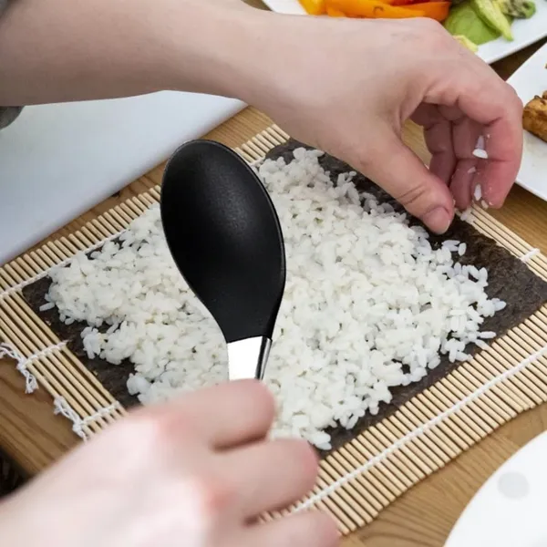 Red_&_Black_Silicone_Solid_Spoon_with_Stainless_Steel_Handle