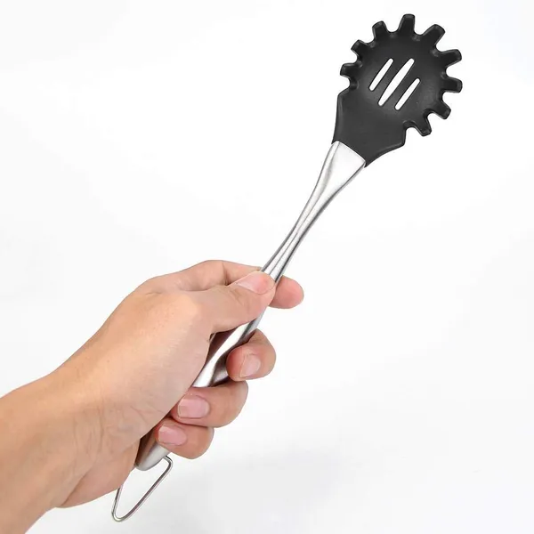 Black_Spatula_Soup_Laddle_and_Pasta_Server_Strainer_Set_
