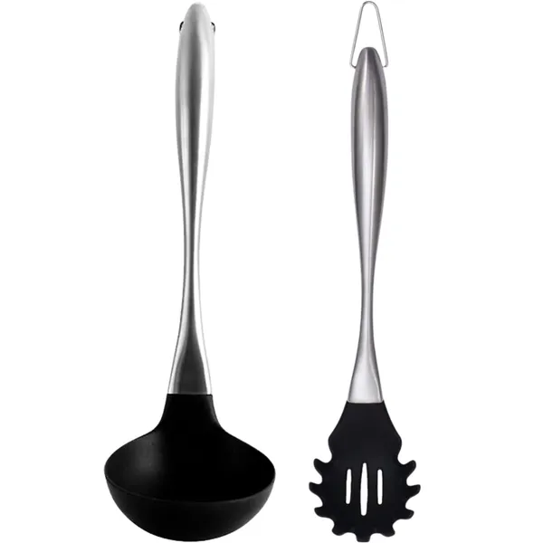 Black_Spatula_Soup_Laddle_and_Pasta_Server_Strainer_Set_
