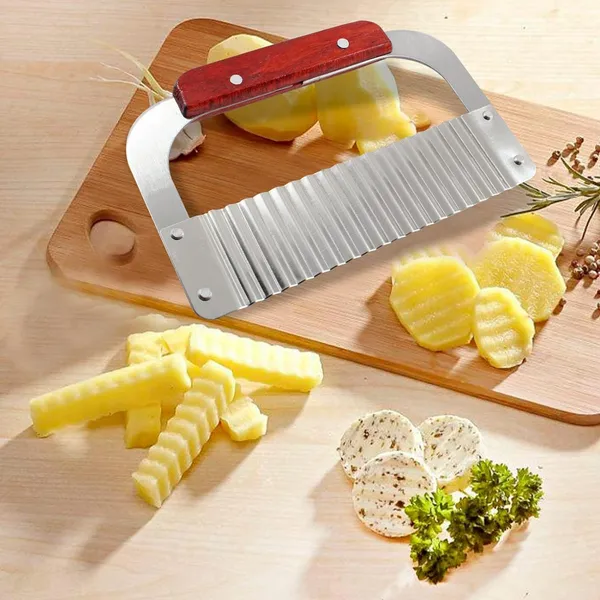 Stainless_Steel_Crinkle_Potato_Cutter_Tool
