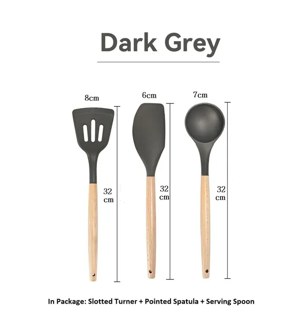 3_Piece_Slicone_Serving_Spoon,_Slotted_Turner,_Mixing_Spatula_Set