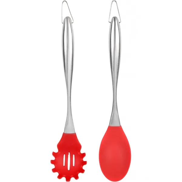 Red_Silicone_Pasta_Fork_and_Solid_Serving_Spoon_Set