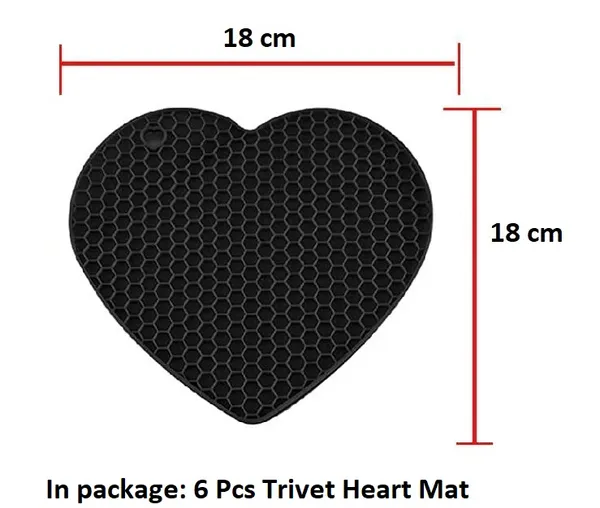 6_Piece_Non-Slip_Silicone_Trivet_Mats_(Black)
